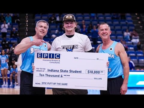 Ben Davis graduate wins $10K after sinking full court putt at Indiana State University