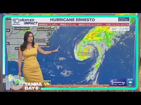 Tracking the Tropics: Hurricane Ernesto moves through Bermuda as a category 1 storm