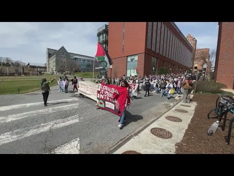 NEW VIDEO: Protests at Georgetown University in support of Badar Khan Suri