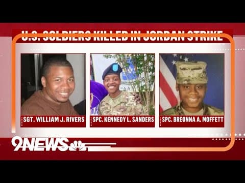 U.S. Soldiers Killed in Drone Strike Identified