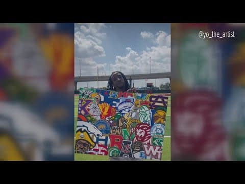 Culture on Canvas | Local artist honors New Orleans with 'What's the name of your school' piece