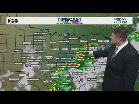 DFW Weather: Latest forecast, timeline for weekend storm chances in North Texas