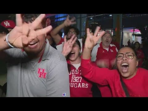 March Madness: UH fans celebrate as Coogs advance to the Sweet 16