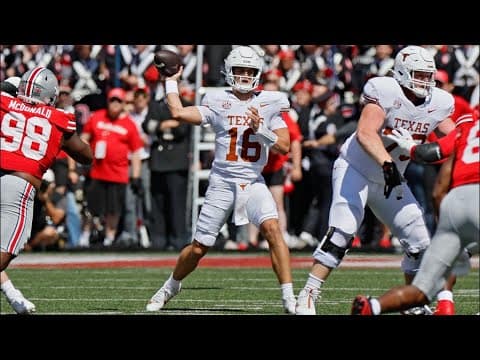 Buckeyes hold off late surge from Arch Manning, Longhorns in season opener