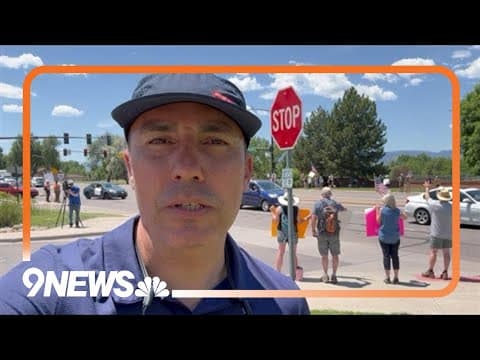 Littleton community gathers for 'No Kings' protest Saturday