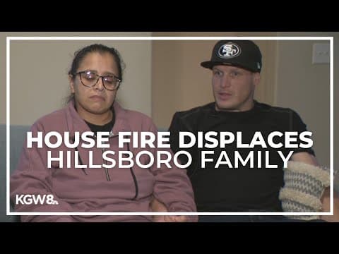 Fire caused by battery displaces Hillsboro family of 5