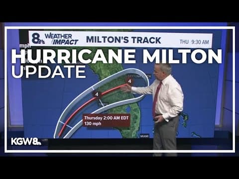 Hurricane Milton update: Storm to make landfall in Florida Wednesday
