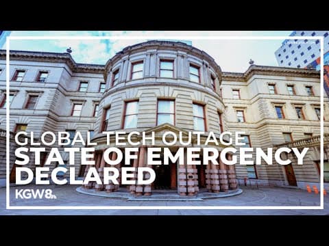 Watch live: Portland mayor discusses CrowdStrike outage