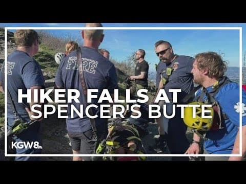 Hiker falls at Spencer's Butte in Eugene, airlifted with life-threatening injuries