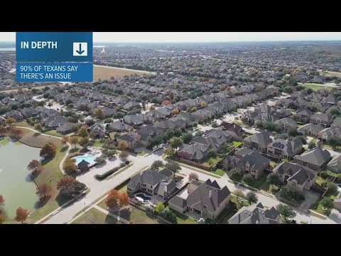 Texans facing housing affordability crisis