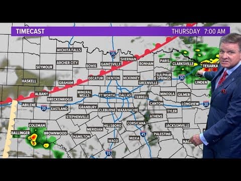 6:00 p.m. weather update: What we're seeing in North Texas on Wednesday