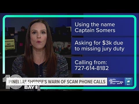 Pinellas sheriff's warn of scam phone calls