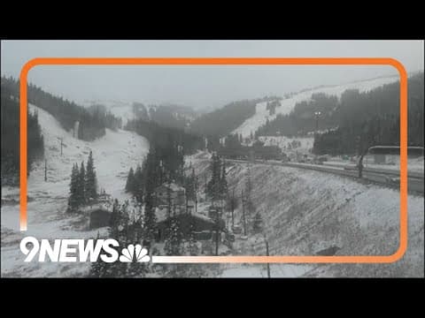 LIVE: Snow falls in Colorado's mountains
