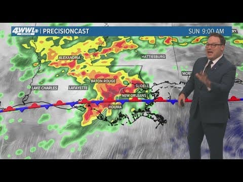 Weather: Chance for rain Saturday, rainstorms Sunday