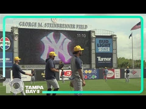 Tampa Bay Rays delay 2025 home opener in George M. Steinbrenner Field