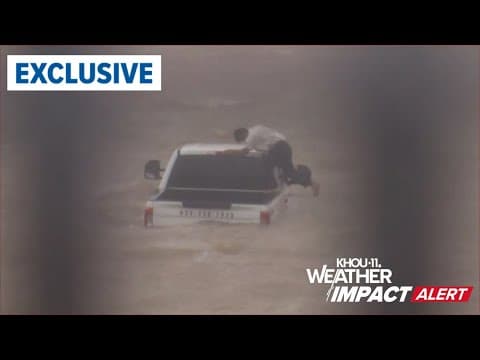 Houston-area man saved from Hurricane Beryl floodwaters