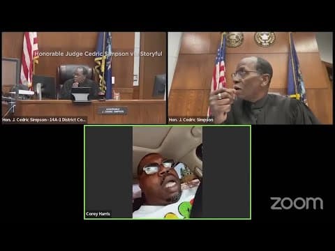 Video court hearing goes viral after man with suspended license joins in while driving