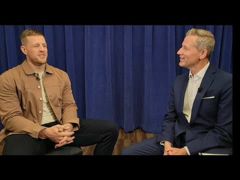 JJ Watt talks to KHOU 11's Jason Bristol about his new CBS gig and life after football