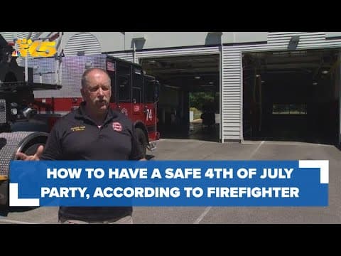 How to have a safe Fourth of July party, according to a firefighter