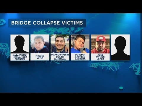5 of the Baltimore bridge collapse victims identified