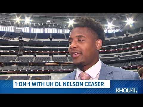 Big 12 Media Days: UH Defensive Lineman Nelson Ceaser