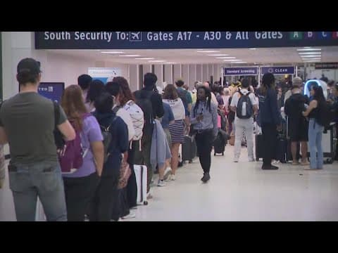 Government shutdown starting to impact air travel