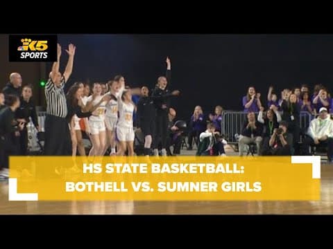 HS State Basketball Qtrs:  Bothell vs. Sumner Girls