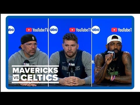 NBA Finals: Dallas Mavs and Boston Celtics players, coaches full press conference before Game 3 | 6.