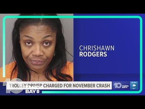 St. Pete trolley driver arrested after seriously hurting teen girl in November crash, police say