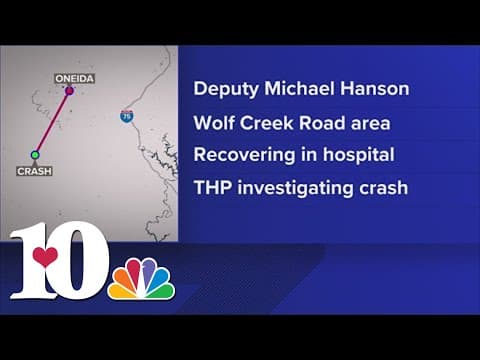 THP investigates crash in Scott County after a deputy on duty was injured