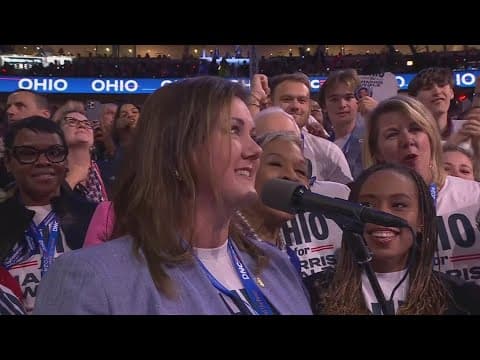Ohio Democratic delegates cast ballots for Harris-Walz ticket at DNC