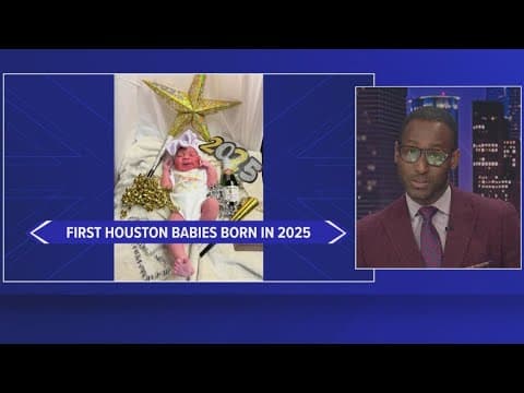 Happy New Year and happy birthday to the first 2025 babies born in Houston