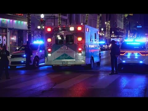 At least 10 dead after truck crashes into crowd at New Orleans New Year's Day celebration