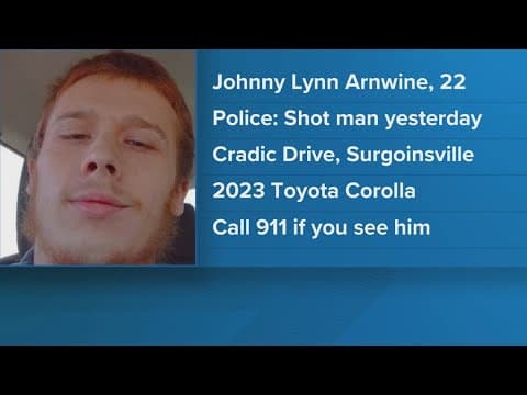 Hawkins County authorities searching for man suspected in Surgoinsville shooting