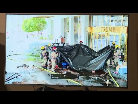 Video shows Tesla Cybertruck explosion in Las Vegas