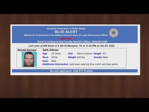 Man accused of shooting Texas police chief prompting Blue Alert arrested in Fort Worth