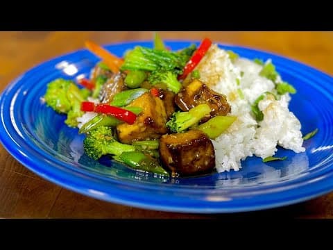 Crispy tofu veggie stir-fry | Cooking with Styles