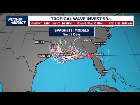 Tracking the Tropics: Spot in Gulf has 40% of tropical development