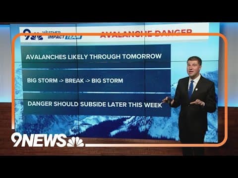 Avalanche warning and watches in effect for parts of Colorado