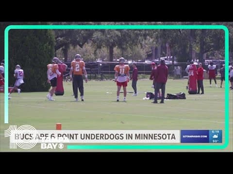 'Underdog' Bucs prepare for season opener class against Vikings