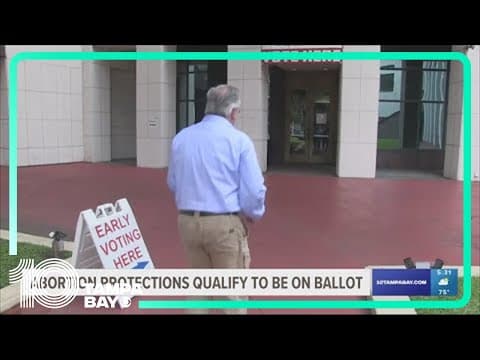 Abortion initiative gets enough signatures to make 2024 Florida ballot