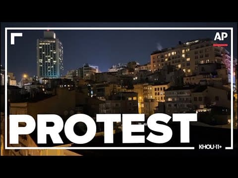 Listen: Thousands bang pots and pans as opposition protests arrest of Istanbul mayor