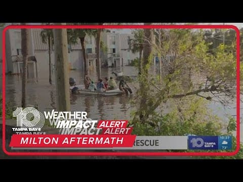 Clearwater police: 500 stranded people rescued from flooded apartment complex