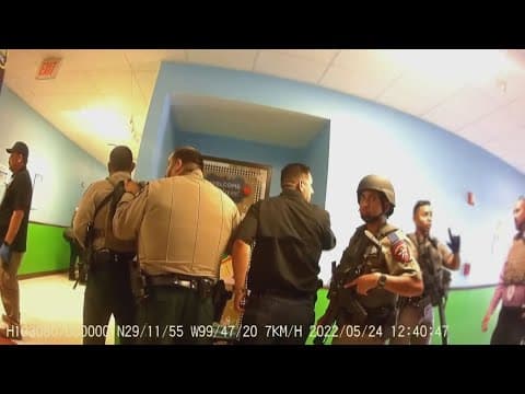 New video from Uvalde shows lack of response from officers