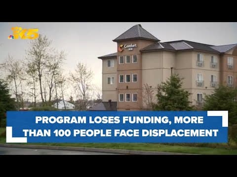 More than 100 people in King County facing displacement after shelter program funding dries up