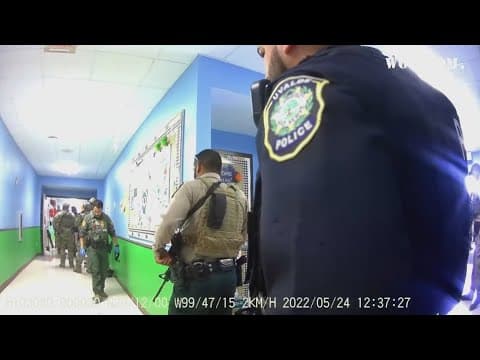 Previously unreleased video from Robb Elementary School mass shooting released