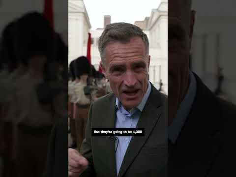 Troops in the United Kingdom rehearse drills for President Donald Trump's second state visit