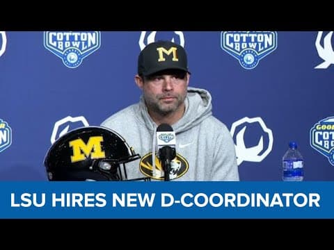 LSU hires Missouri D-coordinator Baker on 3-year deal