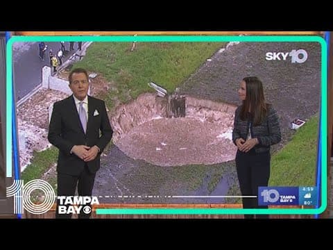 55-foot-wide sinkhole opens near Scott Lake in Lakeland