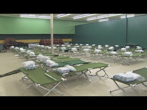 Some warming centers open Sunday night